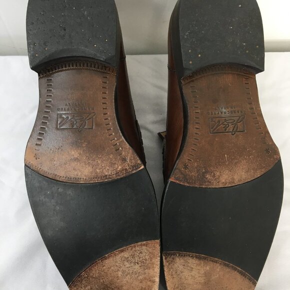 Johnston + Murphy Mens Italian Leather Dress Loafer Size 10.5 EXCELLENT - Picture 7 of 7